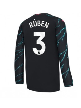 Manchester City Ruben Dias #3 Replika Tredje Kläder 2023-24 Långärmad